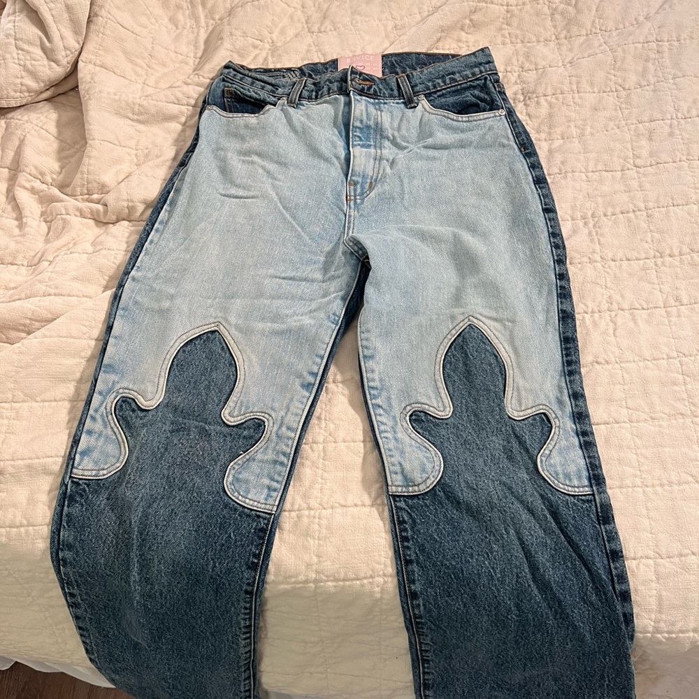 Western inspired REVICE Denim straight leg